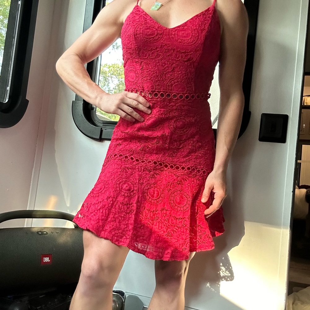 Red Mini dress